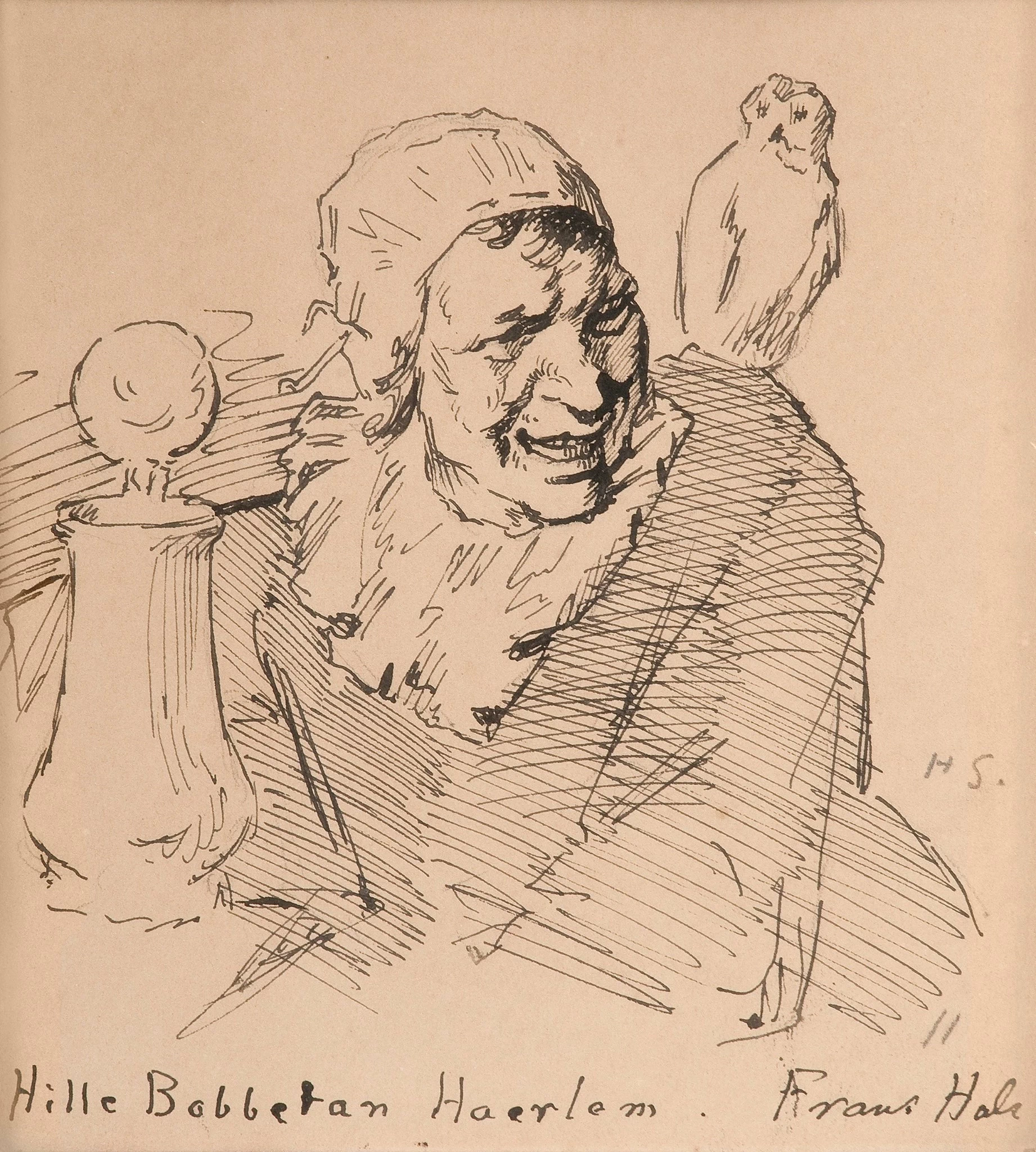 Una donna alla maniera di Frans Hals